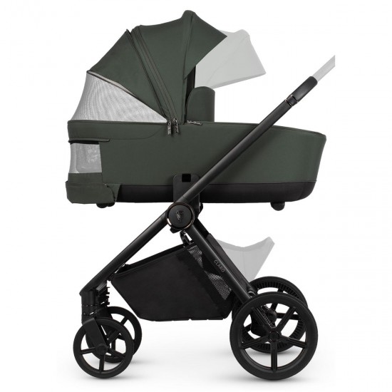 Venicci Claro 3 in 1 + Base Complete Travel System Bundle, Forest