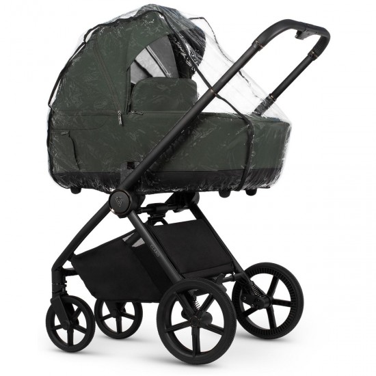 Venicci Claro 3 in 1 + Base Complete Travel System Bundle, Forest