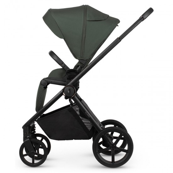 Venicci Claro 3 in 1 + Base Complete Travel System Bundle, Forest