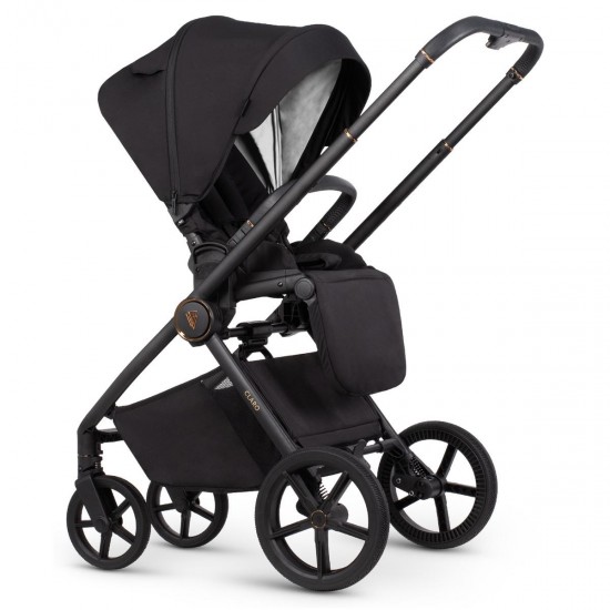 Venicci Claro 3 in 1 + Base Complete Travel System Bundle, Noir