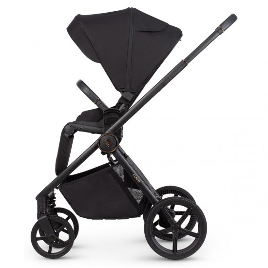 Venicci Claro 3 in 1 + Base Complete Travel System Bundle, Noir