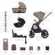 Venicci Upline 2 SE - 3 in 1 + Base Complete Travel System Bundle, Powder