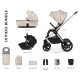 Venicci Upline 2 - 3 in 1 Travel System Bundle, Stone Beige