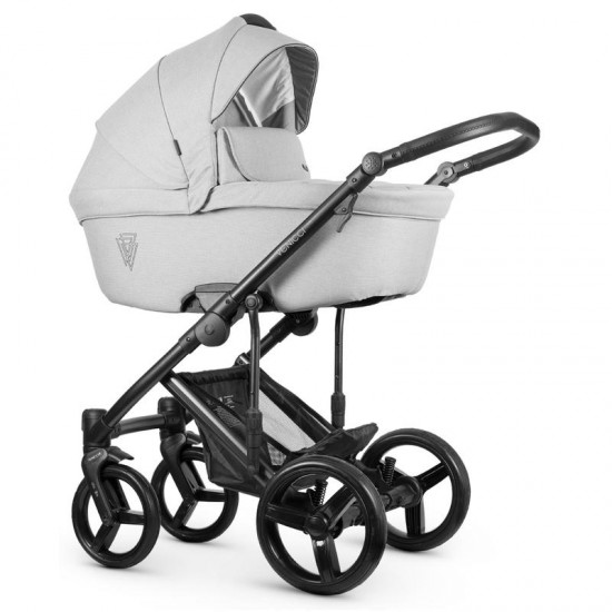 Venicci Asti 3 in 1 Travel System, Light Grey