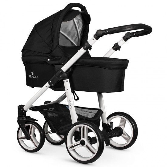 venicci black and white pram