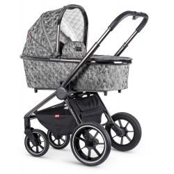 Venicci Tinum 11 Piece 2 in 1 Pram Bundle, Camo Grey