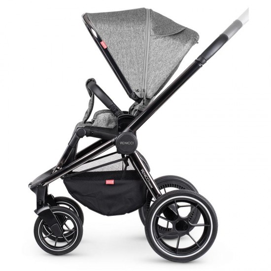 Venicci Tinum 3 in 1 Travel System Bundle, Grey