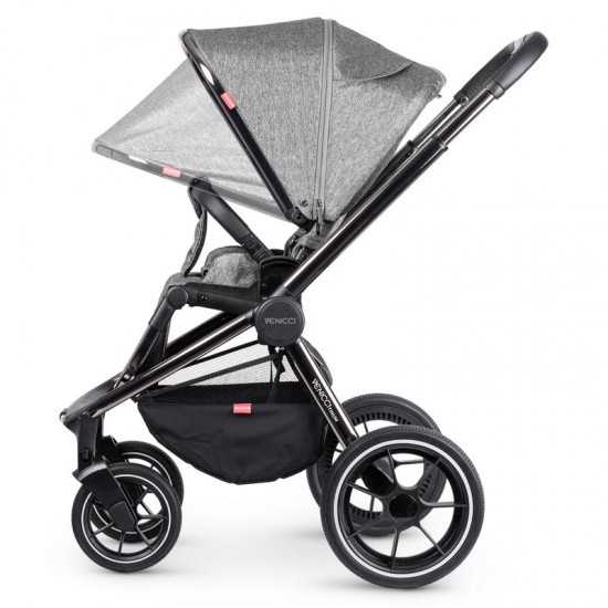 Venicci Tinum 3 in 1 Travel System Bundle, Grey