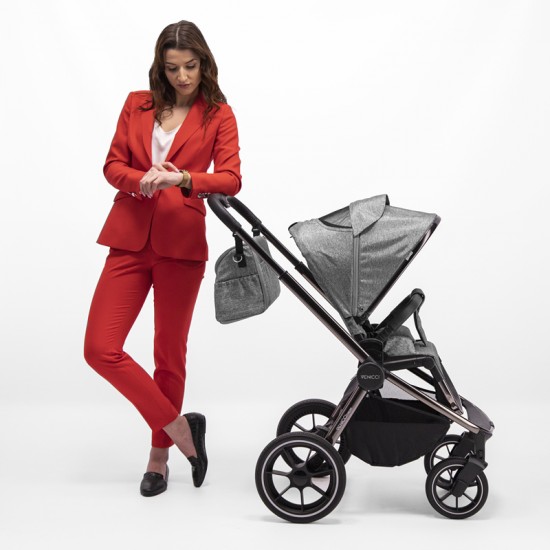 Venicci Tinum 3 in 1 Travel System Bundle, Grey