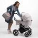 Venicci Tinum 3 in 1 Travel System Bundle, Light Grey