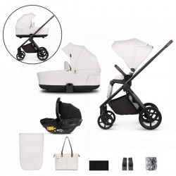 Venicci Claro 3 in 1 Travel System Bundle, Vanilla