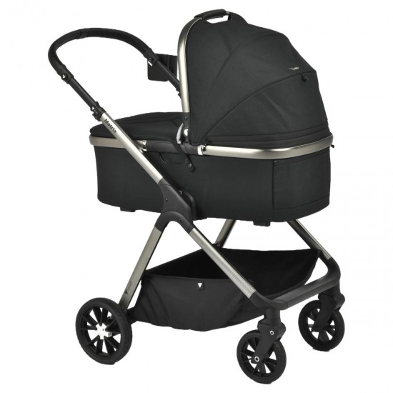 Viano Matrix 3 in 1 Travel System + Isofix Base & FREE Bag, Charcoal