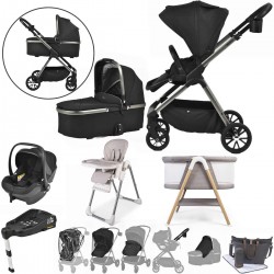 Viano Matrix 3 in 1 Ultimate isofix Travel System Bundle, Charcoal