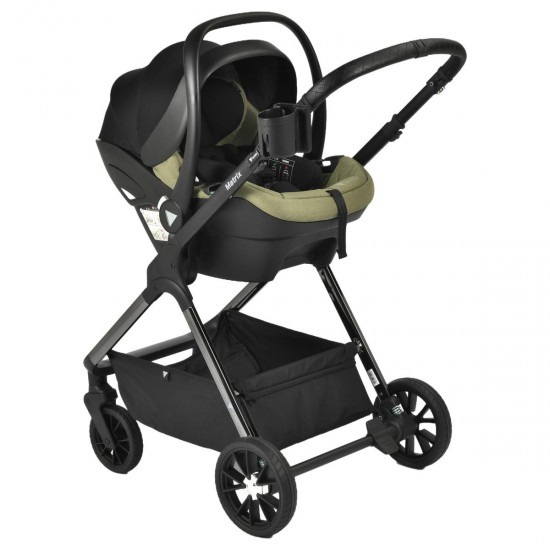 Viano Matrix 3 in 1 Travel System + Isofix Base & FREE Bag, Sage