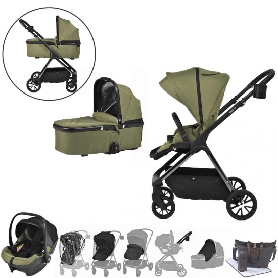 Viano Matrix 3 in 1 Travel System + FREE Bag, Sage