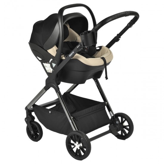 Viano Matrix 3 in 1 Travel System + Isofix Base & FREE Bag, Sand