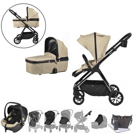 Viano Matrix 3 in 1 Travel System + FREE Bag, Sand