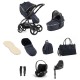 egg 3 Luxury Cloud T i-Size Travel System Bundle + FREE Overnight Bag, Celestial