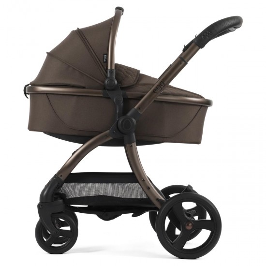 egg 3 Luxury Shell i-Size Travel System Bundle, Chocolate Velvet