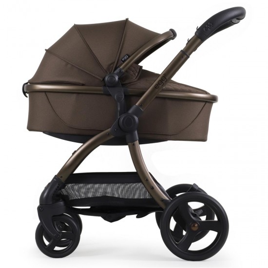 egg 3 Luxury Shell i-Size Travel System Bundle, Chocolate Velvet