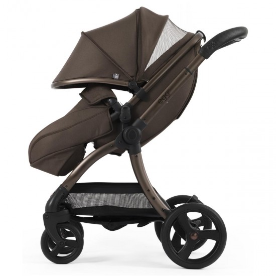 egg 3 Stroller + Luxury Seat Liner, Chocolate Velvet