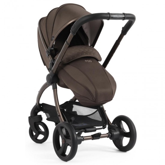 egg 3 Stroller + Luxury Seat Liner, Chocolate Velvet