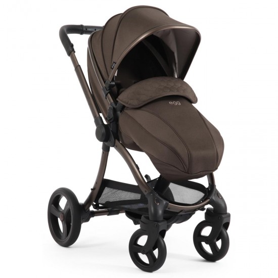 egg 3 Stroller + Luxury Seat Liner, Chocolate Velvet