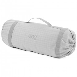 egg 3 Deluxe Footmuff, Houndstooth Silver