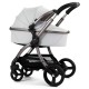 egg 3 Luxury Shell i-Size Travel System Bundle, Houndstooth Silver