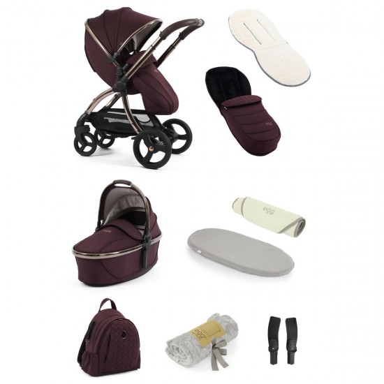 egg 3 Snuggle 9 Piece Bundle, Mulberry