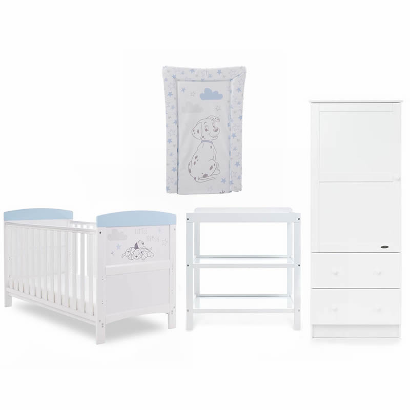 101 dalmatians 5 piece crib set