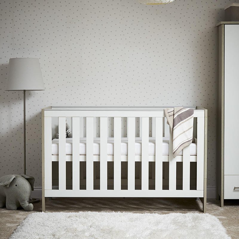 obaby grey cot